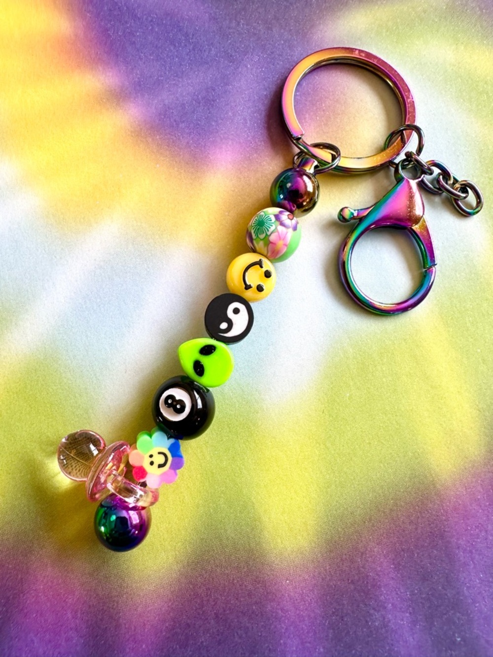 90’s Y2K Nostalgia Nostalgic Keychain With Clip - Picture 2 of 5